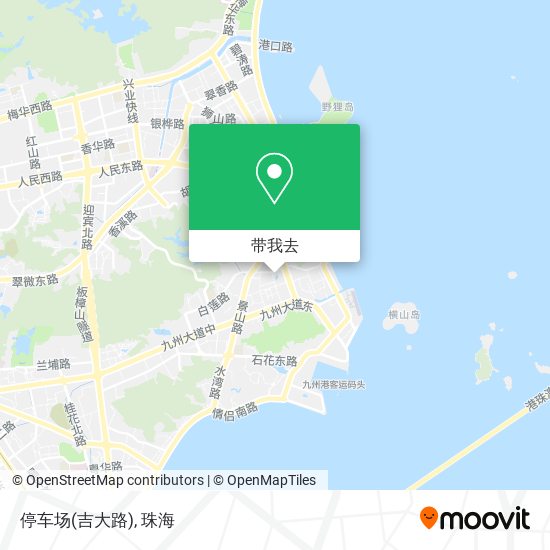 停车场(吉大路)地图