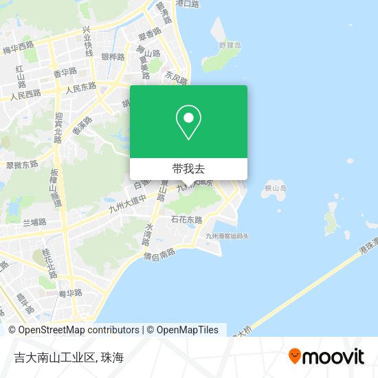 吉大南山工业区地图