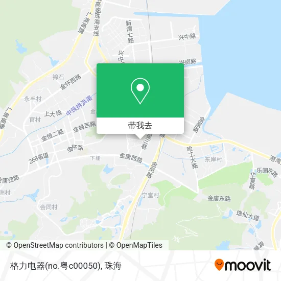 格力电器(no.粤c00050)地图