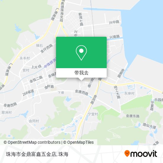 珠海市金鼎富鑫五金店地图