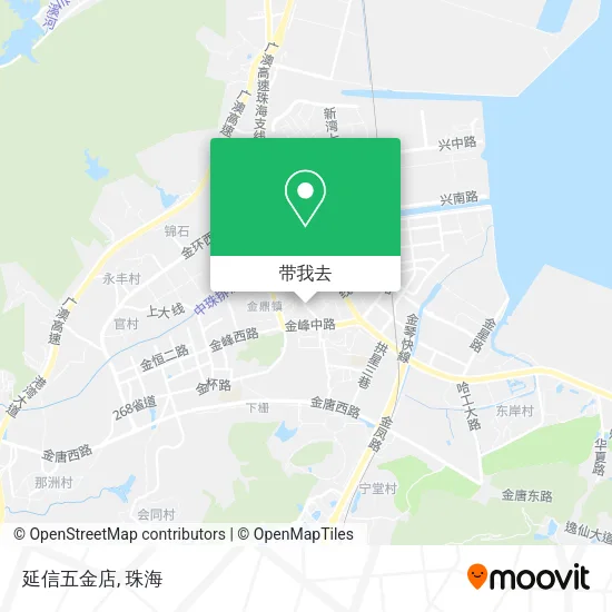 延信五金店地图