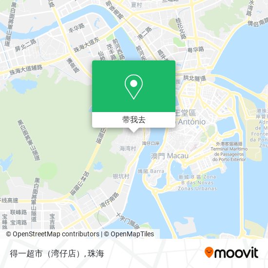 得一超市（湾仔店）地图