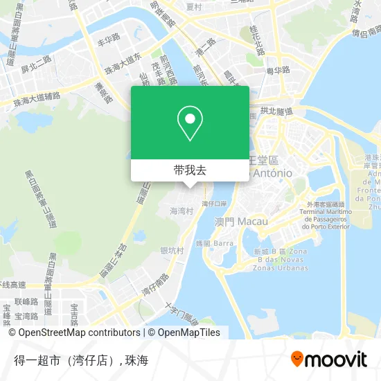 得一超市（湾仔店）地图