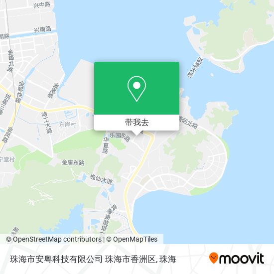 珠海市安粤科技有限公司 珠海市香洲区地图