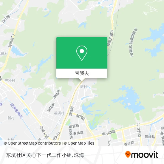 东坑社区关心下一代工作小组地图