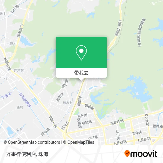 万事行便利店地图