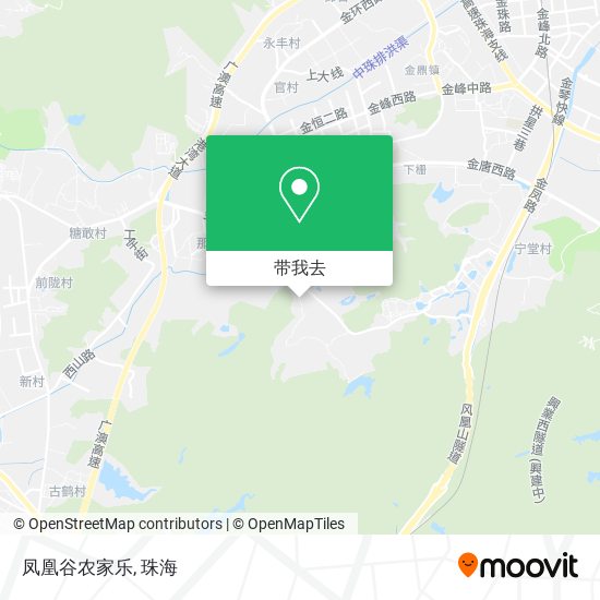 凤凰谷农家乐地图