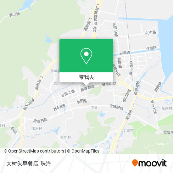 大树头早餐店地图