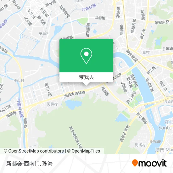 新都会-西南门地图