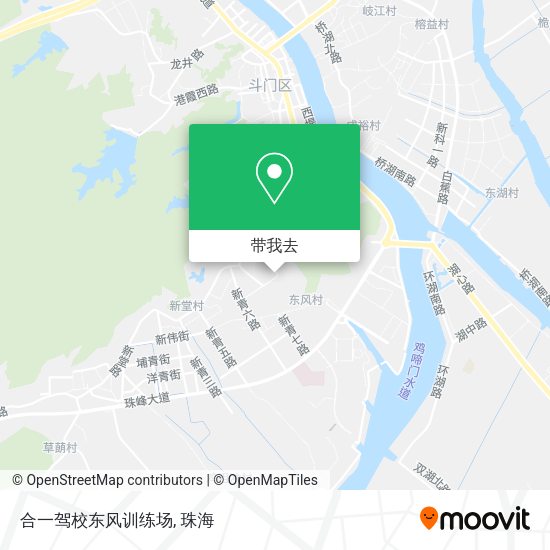 合一驾校东风训练场地图