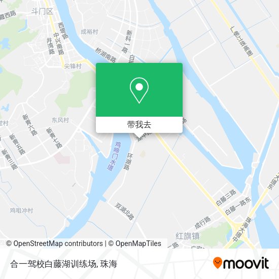 合一驾校白藤湖训练场地图