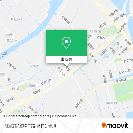红旗路/虹晖二路(路口)地图