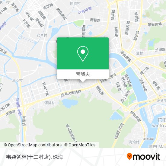 韦姨粥档(十二村店)地图