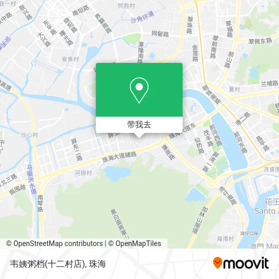 韦姨粥档(十二村店)地图