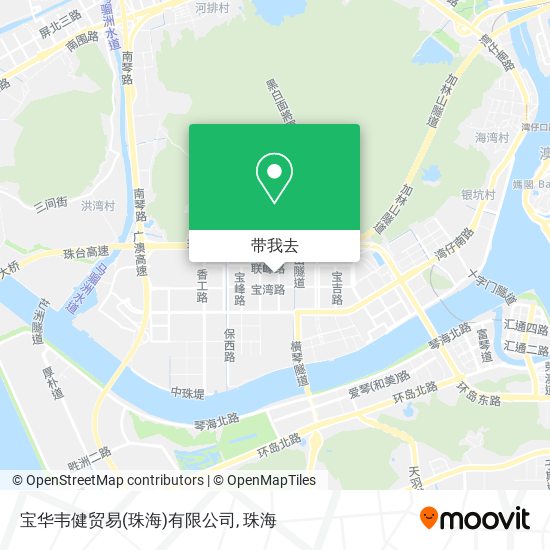 宝华韦健贸易(珠海)有限公司地图