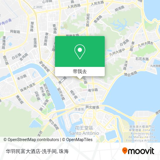 华羽民富大酒店-洗手间地图