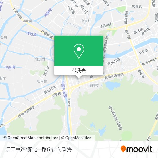 屏工中路/屏北一路(路口)地图