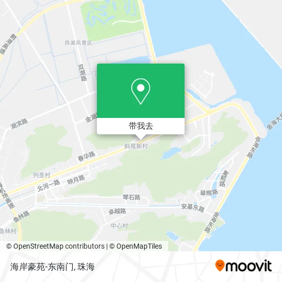 海岸豪苑-东南门地图