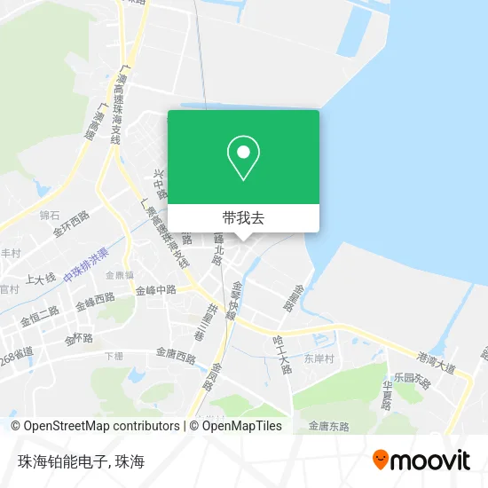 珠海铂能电子地图