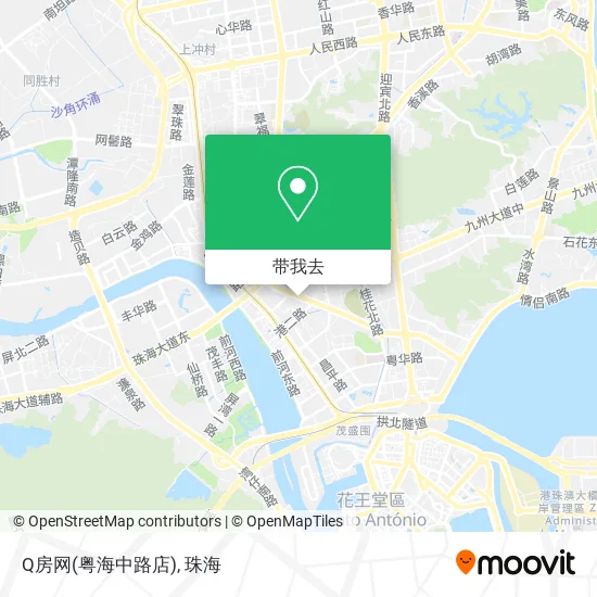 Q房网(粤海中路店)地图