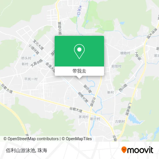 佰利山游泳池地图