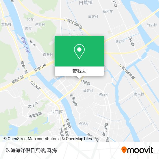 珠海海洋假日宾馆地图
