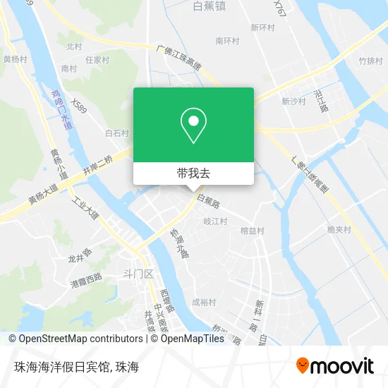 珠海海洋假日宾馆地图