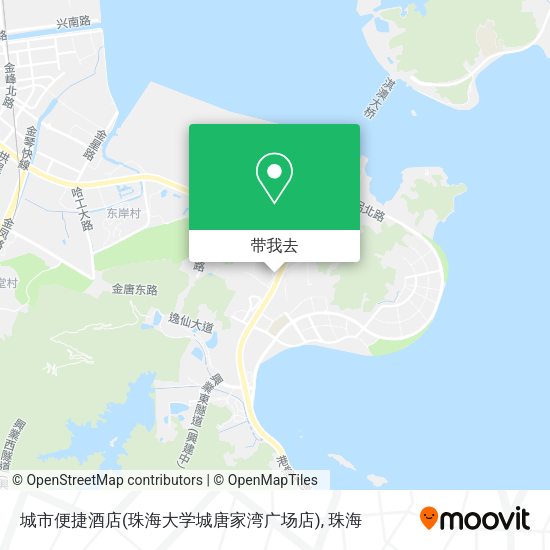 城市便捷酒店(珠海大学城唐家湾广场店)地图