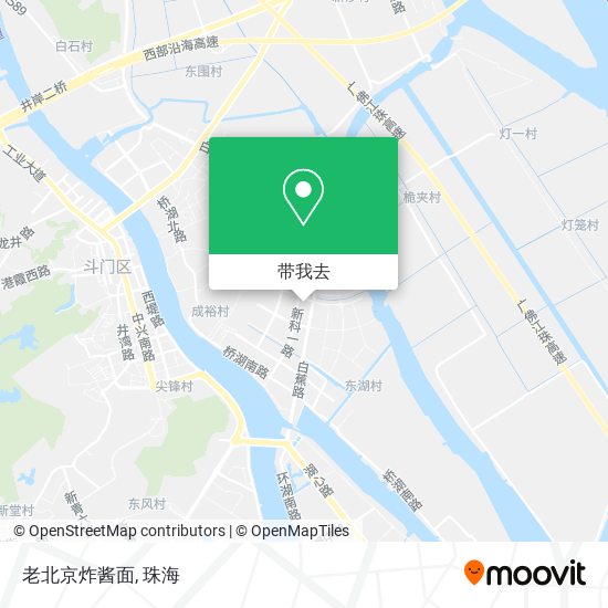 老北京炸酱面地图