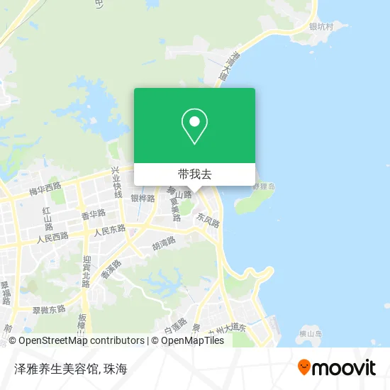 泽雅养生美容馆地图