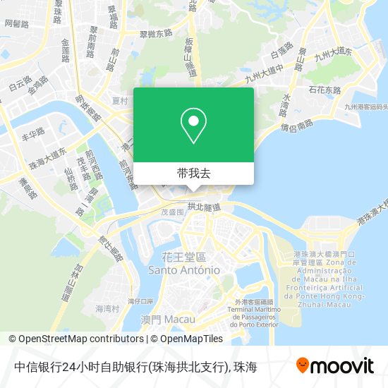 中信银行24小时自助银行(珠海拱北支行)地图