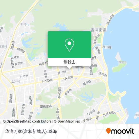 华润万家(富和新城店)地图