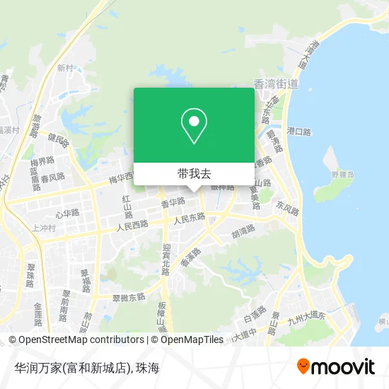 华润万家(富和新城店)地图
