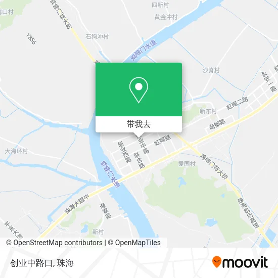 创业中路口地图
