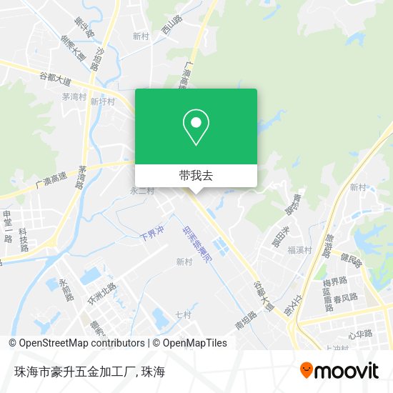 珠海市豪升五金加工厂地图