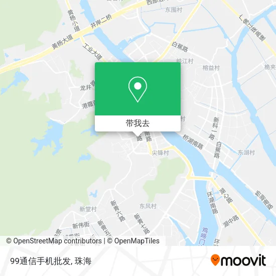 99通信手机批发地图