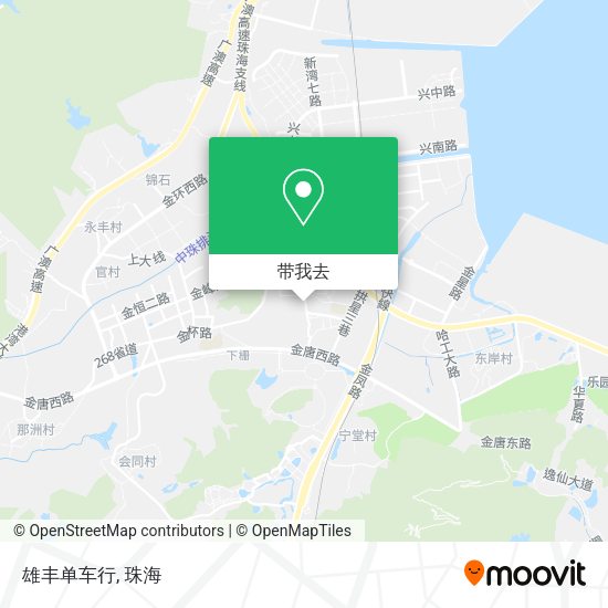 雄丰单车行地图
