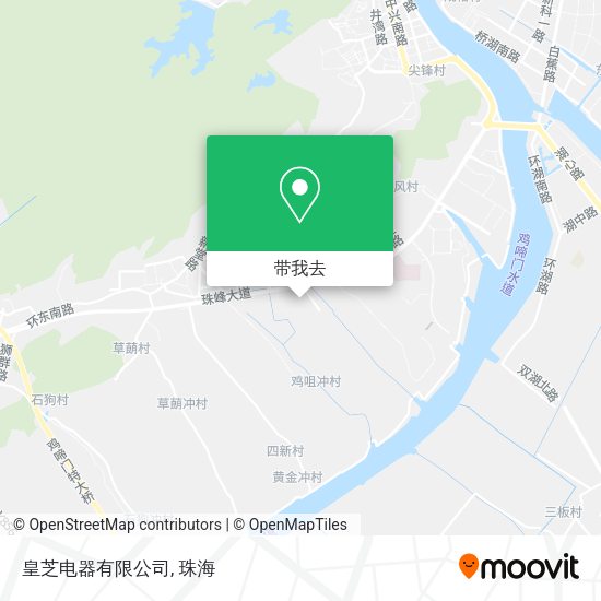 皇芝电器有限公司地图