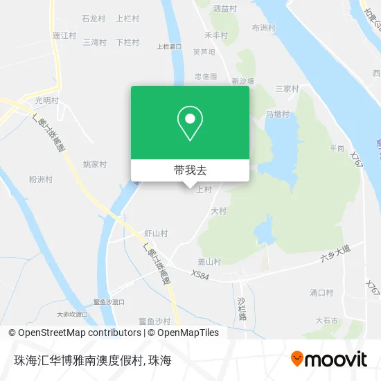 珠海汇华博雅南澳度假村地图