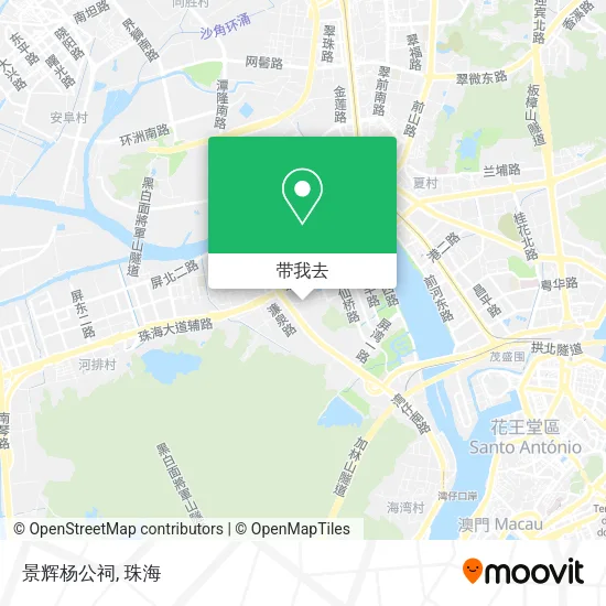 景辉杨公祠地图