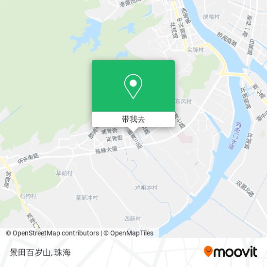 景田百岁山地图