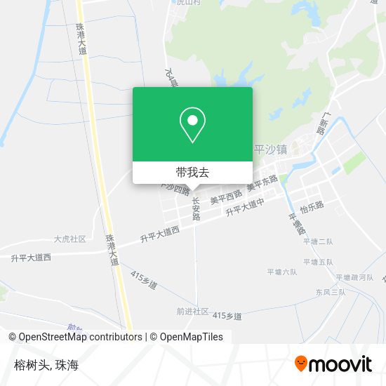 榕树头地图