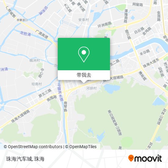 珠海汽车城地图