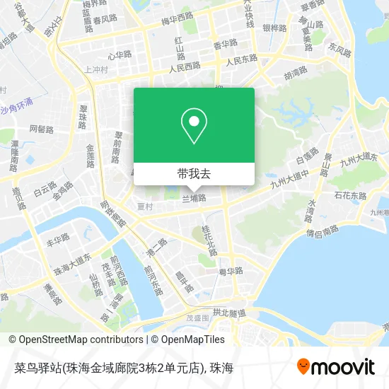 菜鸟驿站(珠海金域廊院3栋2单元店)地图