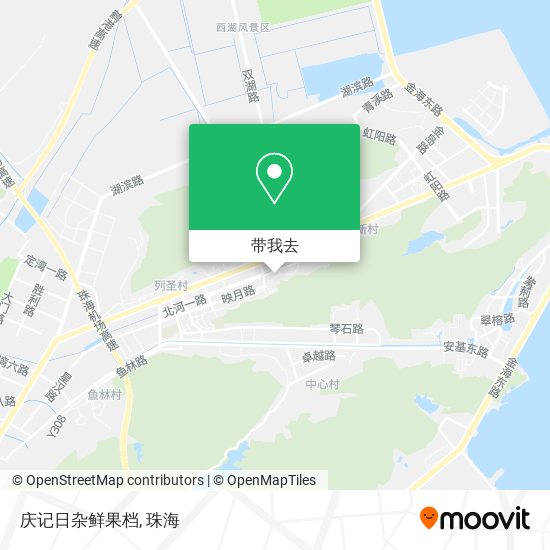 庆记日杂鲜果档地图