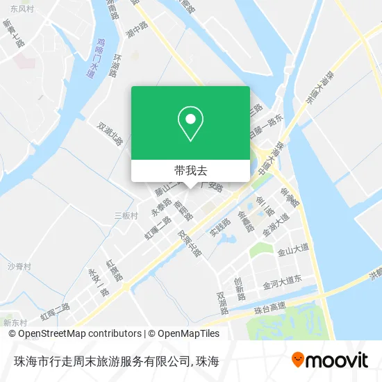 珠海市行走周末旅游服务有限公司地图