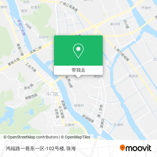 鸿福路一巷东一区-102号楼地图