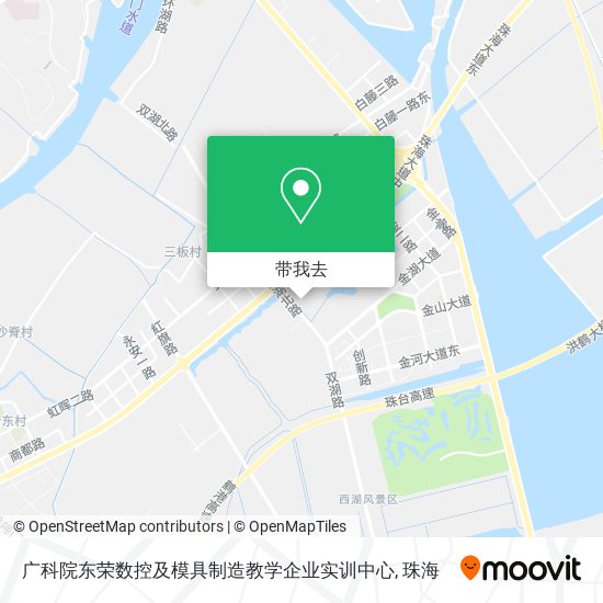广科院东荣数控及模具制造教学企业实训中心地图