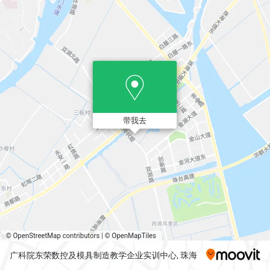 广科院东荣数控及模具制造教学企业实训中心地图