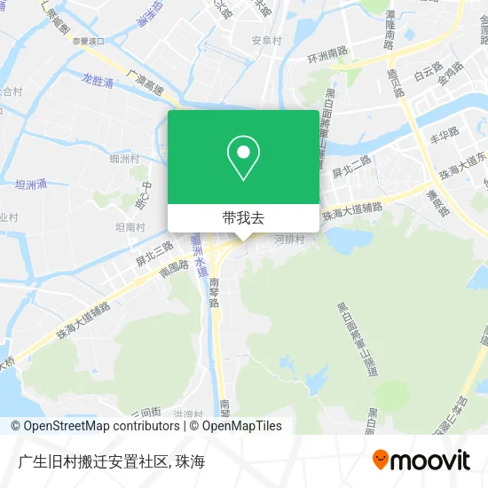 广生旧村搬迁安置社区地图
